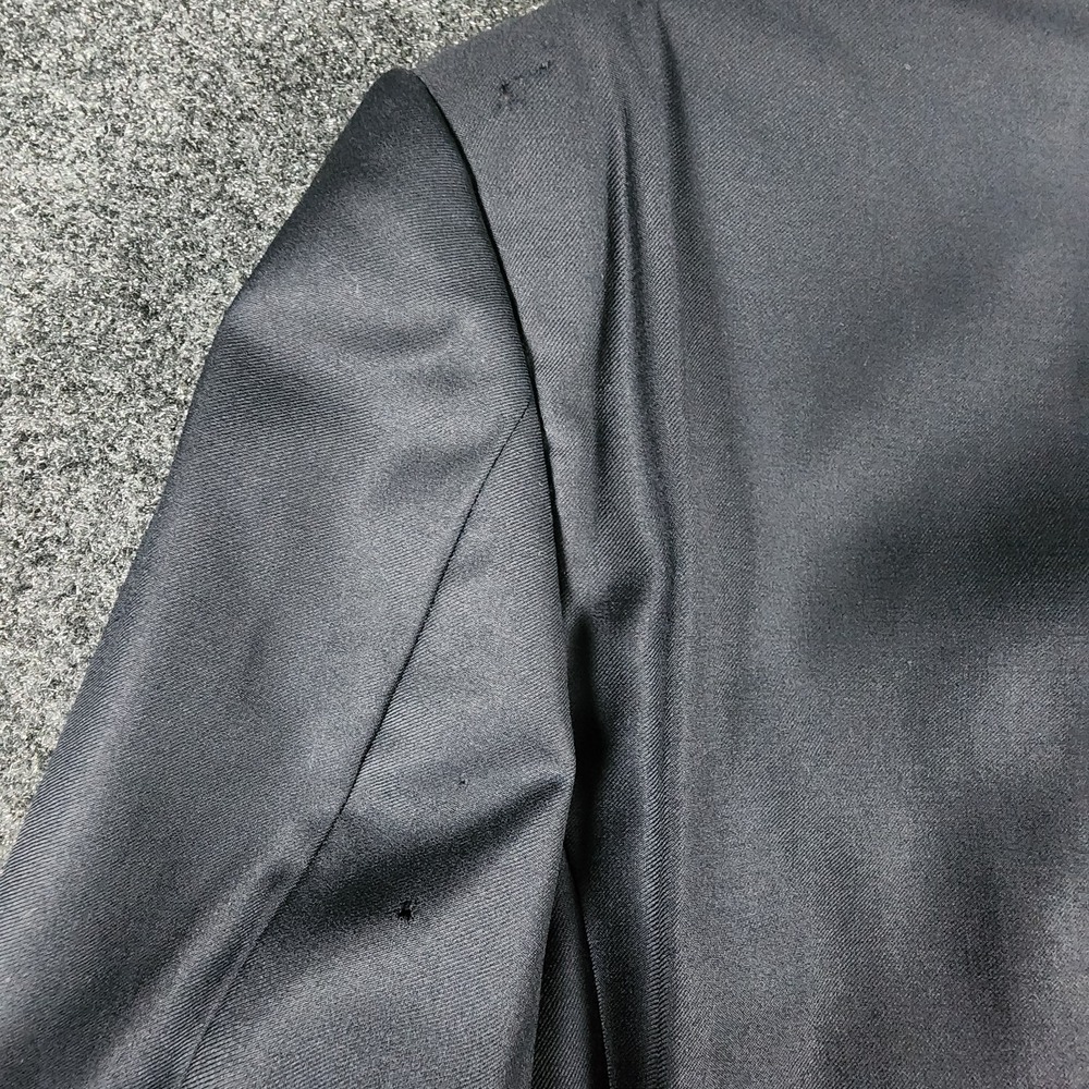 Ermenegildo Zegna Sport Coat Suit Jacket Blazer 38R Dark Navy 3-Button Wool - Picture 5 of 16